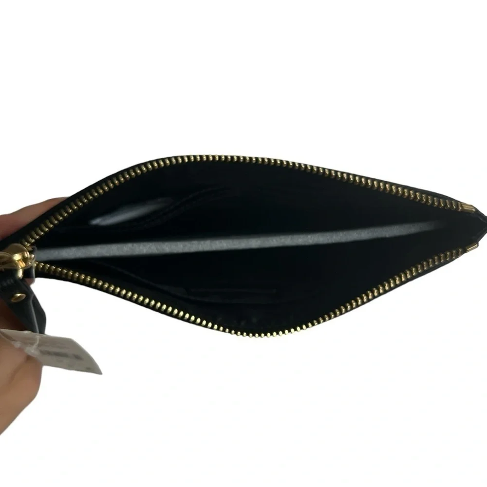 NWT MICHAEL KORS XL Zip Clutch Leather Wristlet
